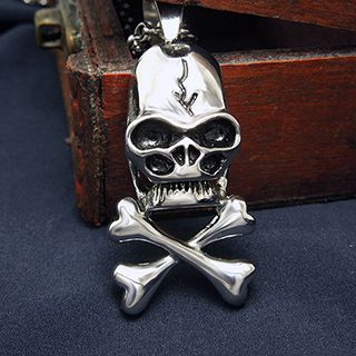 Andante Skull Dangle Necklace