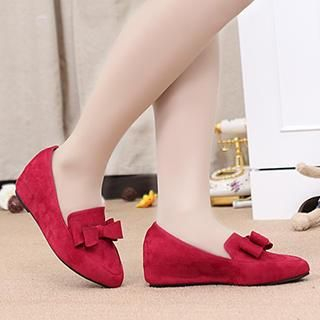 Mancienne Bow-Accent Flats