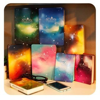 Momoi Galaxy Print Notebook