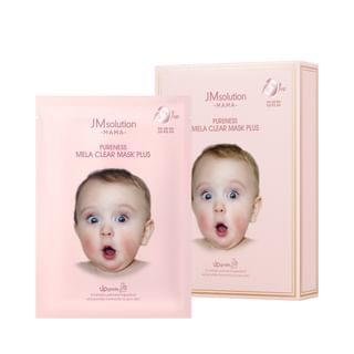 Mama Pureness Mela Clear Mask Set Plus 30ml x 10 sheets