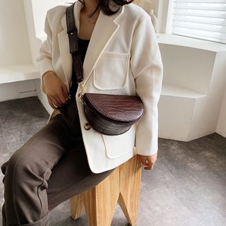 Leather | Saddle | Croc | Faux | Bag