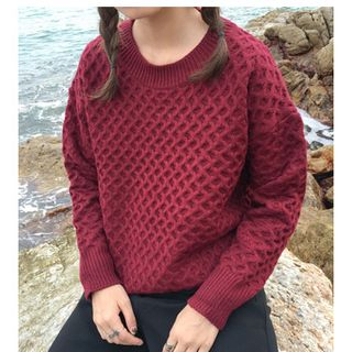 MATO Cable Knit Sweater