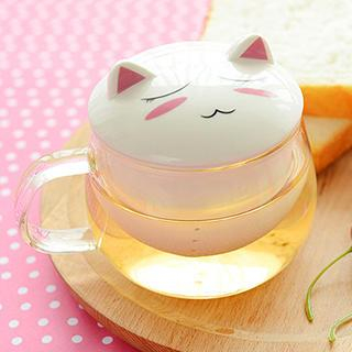 Show Home Animal Lid Drinking Cup with Tea Infuser