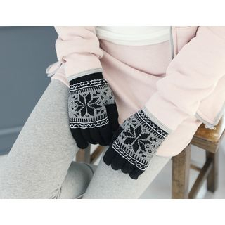 DANI LOVE Snowflake Pattern Gloves