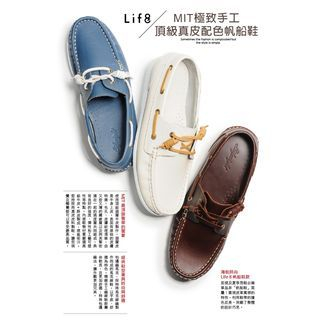 Life 8 Faux-Leather Lace-up Loafers
