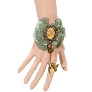 LENNI Jeweled Flower-Accent Bracelet