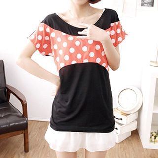 Rocho Dotted Panel T-Shirt