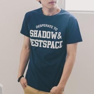 SeventyAge Short-Sleeve Lettering T-Shirt