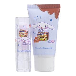 Crux - Sanrio Cinnamoroll X Lotte Pie No Mi Lip & Hand Cream Gift Set 2 Pcs