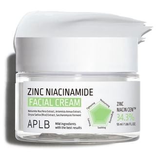 Aplb - Zinc Niacinamide Facial Cream 55Ml