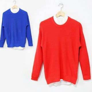 Mr. Cai Long-Sleeve Knit Top