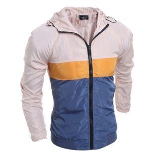 Bay Go Mall Color-Block Hood Jacket