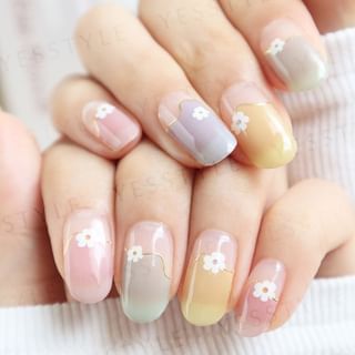 Lunacaca - Flower Of Radiant Dreams Nail Art Stickers 24 pcs