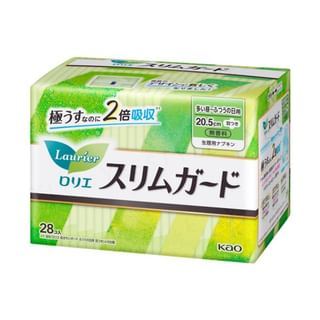 Kao - Laurier Speed+ Daily Slim Wing Feminine Pads 20.5cm 28 pcs