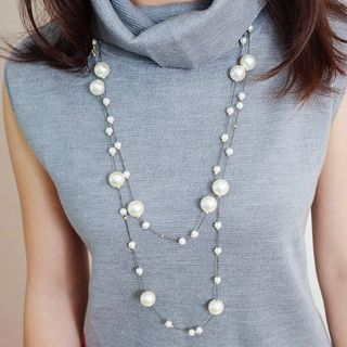 Miudo Layered Bead Necklace
