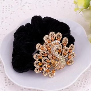 Best Jewellery Rhinestone Peacock Hair Tie