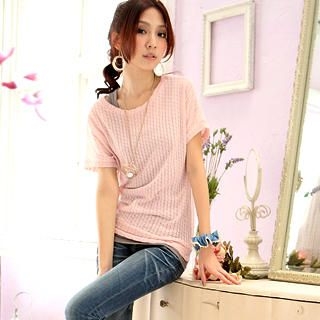 Buy Tokyo Fashion Short-Sleeve Knit Top 1022717076