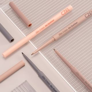 Czel - Smooth Ultra-Fine Eyeliner Pen - 4 Colors 03# Mocha Brown - 0.1G