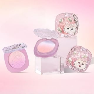 ROZO - Happy Kitten Two-Tone Blusher - 4 Shades 103# Smoky Pink - 4g