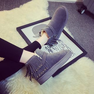 Faya Tassel Ankle Snow Boots