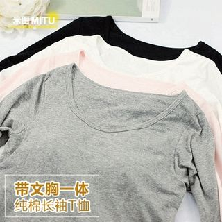 MITU Long Sleeve T-Shirt With Pad