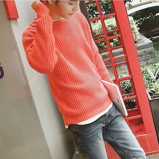 JUN.LEE Drop Shoulder Sweater