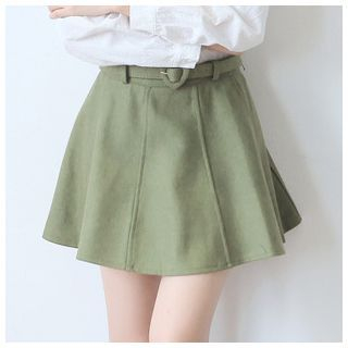 Sens Collection A-Line Skirt with Belt