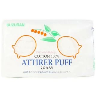 Suzuran - Attirer Puff Cotton Pad 240 pcs