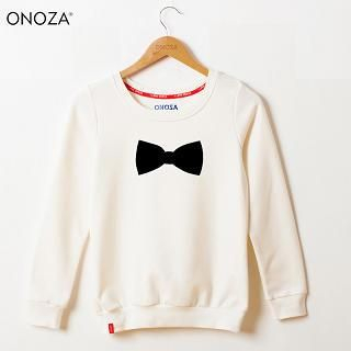 Onoza Bow-Print Pullover