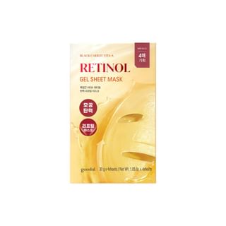 Goodal - Black Carrot Vita-A Retinol Gel Sheet Mask Set 2026 Version - 30g x 4 sheets