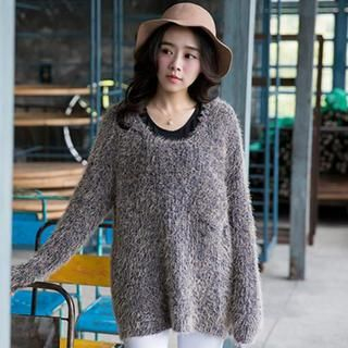 CatWorld M lange Furry Sweater