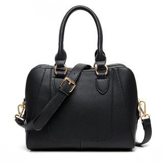 LineShow Faux Leather Tote