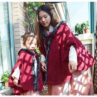 Rivulet Kids Hooded Chinese Cape Jacket