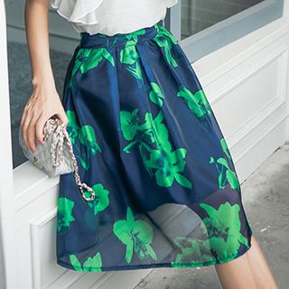 Romantica Floral Midi Skirt