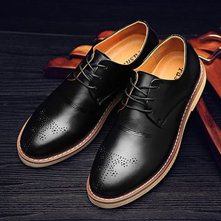 Preppy Boys Genuine Leather Oxford Shoes