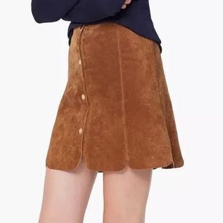 Chicsense Suede Mini Skirt