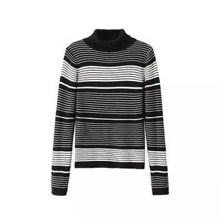 Chicsense Striped Sweater
