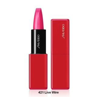 Shiseido - TechnoSatin Gel Lipstick 421 Live Wire