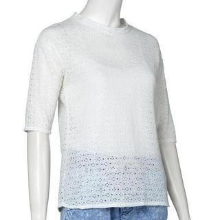 Jolly Club Elbow-Sleeved Lace T-Shirt