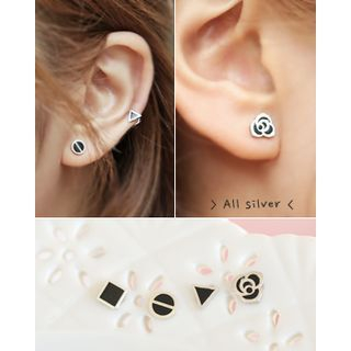 Miss21 Korea Patterned Earrings (4 Designs)