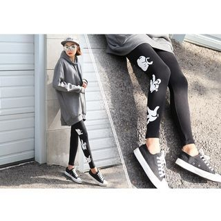 Seoul Fashion Printed Leggings