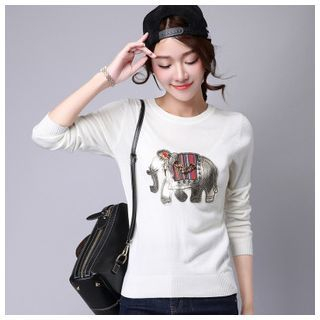 Mistee Long-Sleeved Knit Top