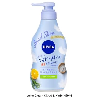 Nivea Japan - Angel Skin Body Wash Acne Clear - Citrus & Herb - 470Ml