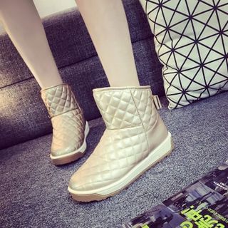 SouthBay Shoes Quilted Short Boots
