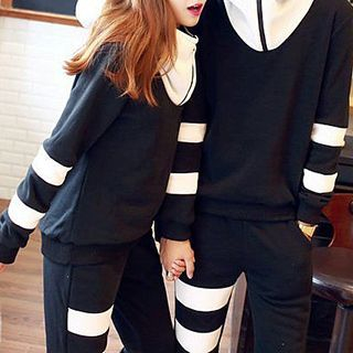 Fashion Street Couple Matching Set : Pullover + Sweatpants