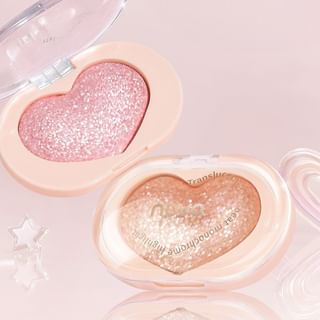 Novo - Translucent Heartbeat Monochrome Highlighter Cream - 5 Colors 3# Moonlight White - 4.5G