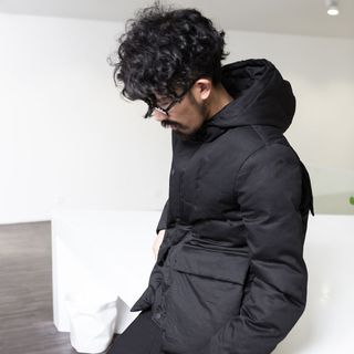 YIDESIMPLE Hooded Padded Coat