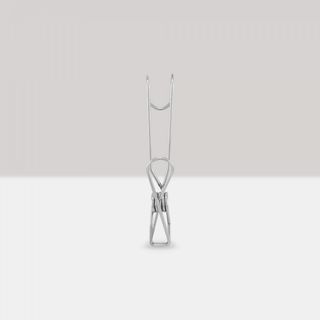 Stainless Steel Hook with Binder Clip 1 pc