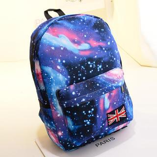 Crystal Galaxy Print Backpack