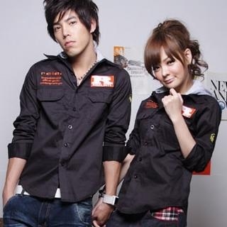 Long-Sleeve Appliqu  Shirt
